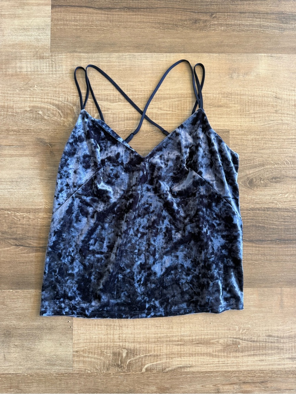 Blue Velvet Crossback Tank